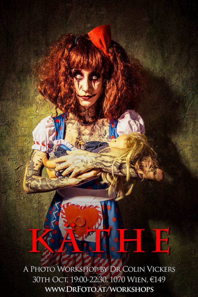 Crazy Psycho Killer Käthe - Horror Photography Halloween Photoshoot