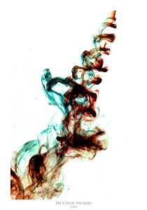 Fine Art Nude Photographer Vienna - Astract Art Colours Mixing Together