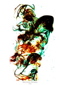 Fine Art Nude Photographer Vienna - Astract Art Colours Mixing Together