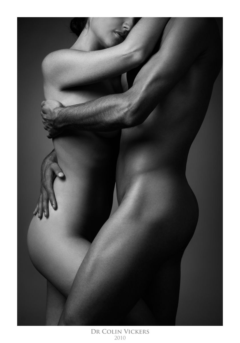 Fine Art Nude Photographer Vienna - Nude Couple Embrace.
