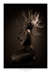 Fine Art Photographer Vienna - Nude Blonde Woman Throws Her Hair