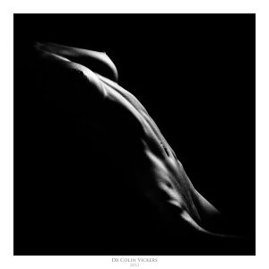 Fine Art Nude Photographer Vienna - Abstract Curved Outline of Nude Woman