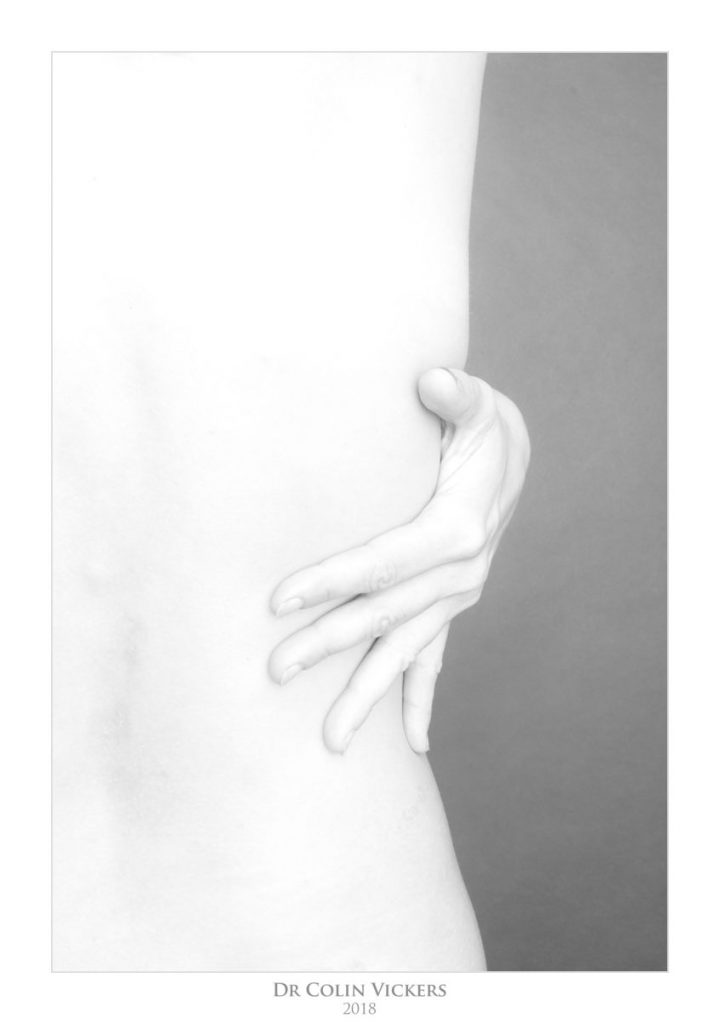 Abstract Nudes - Black and white abstract nude 2