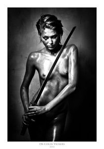 Fine Art Nude Photographer Vienna - Nude Women Covered In Blood With Samurai Sword