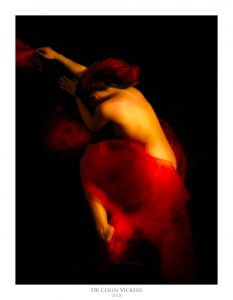 Fine Art Nude Photographer Vienna - Artistic Nude Woman In Red Fabric