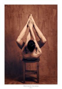 Fine Art Nude Photographer Vienna - Abstract Nude of Woman On Stool in Painterly Style