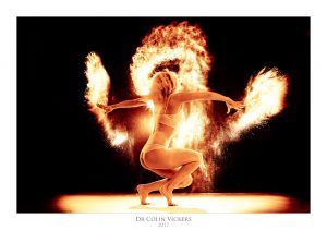 Fine Art Nude Photographer Vienna - Model Playing With Fire