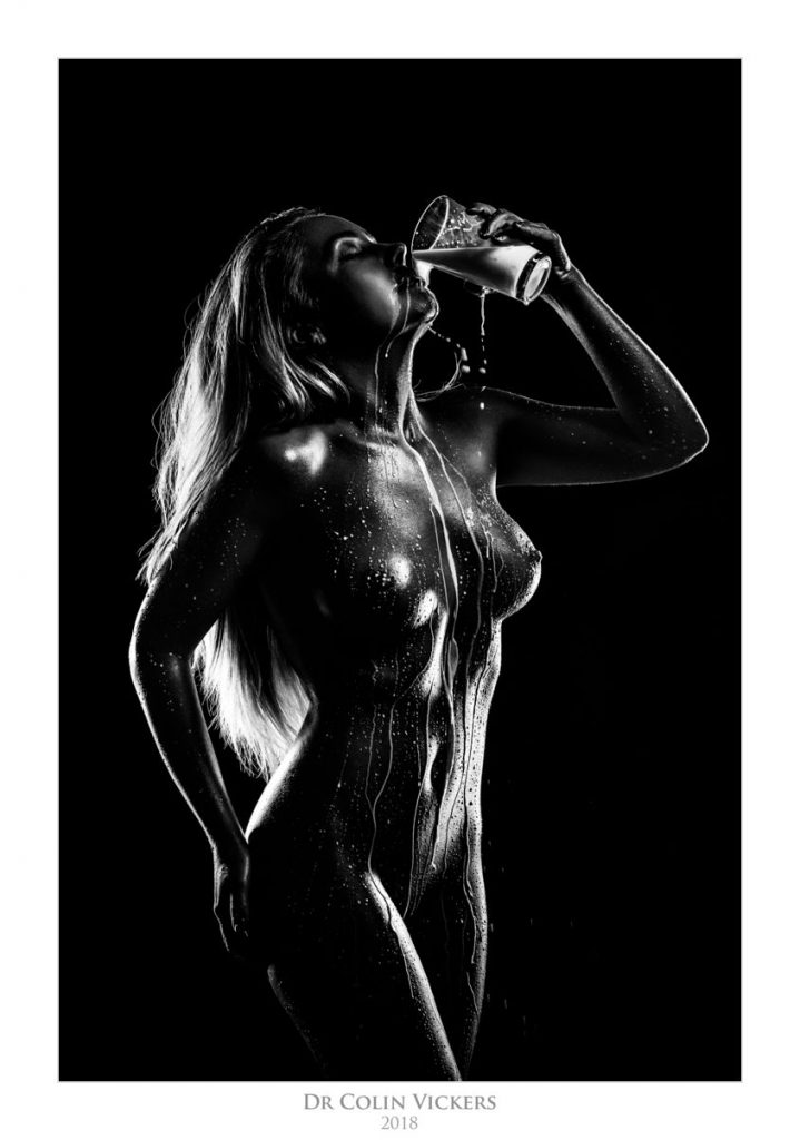 Amber Karis Bassick nude drinking milk